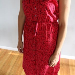 Button Up Midi Dress